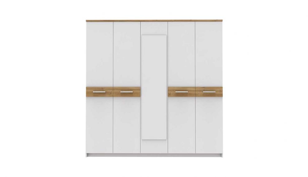Hillary 5-Door Wardrobe (210cm)