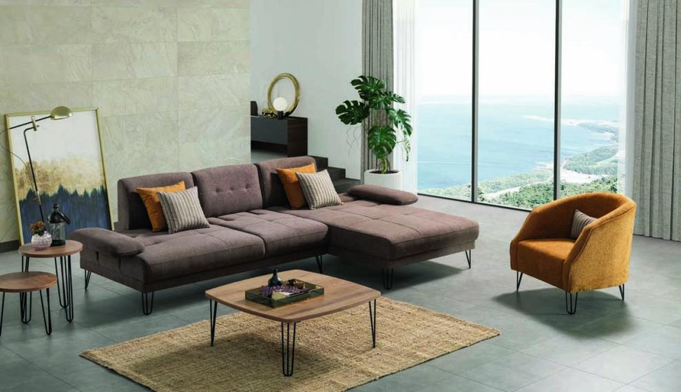 Bass Corner Sofa Set