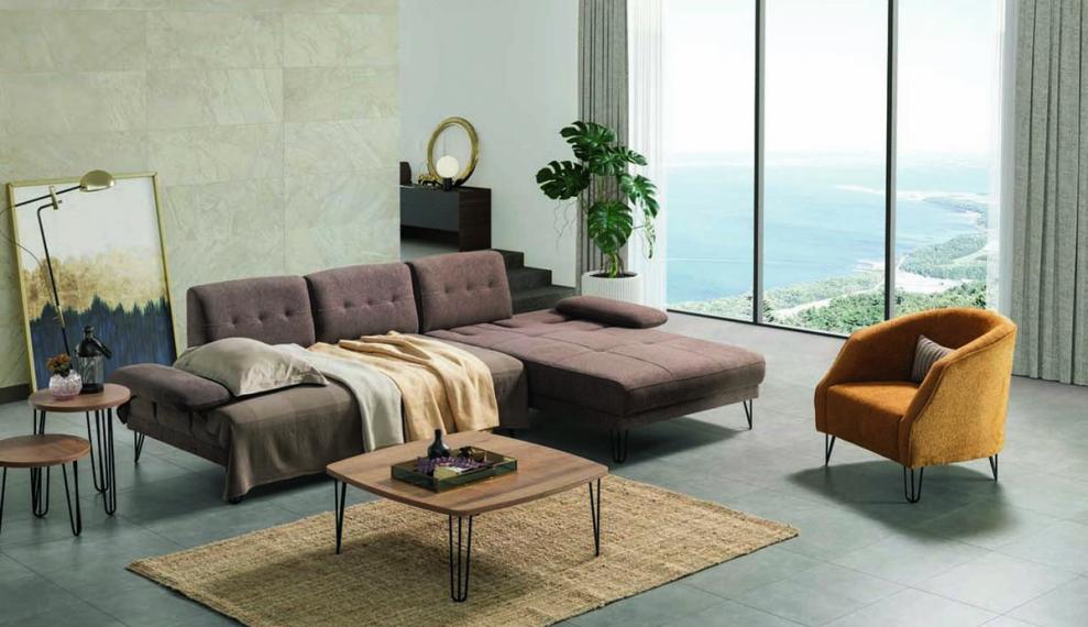 Bass Corner Sofa Set
