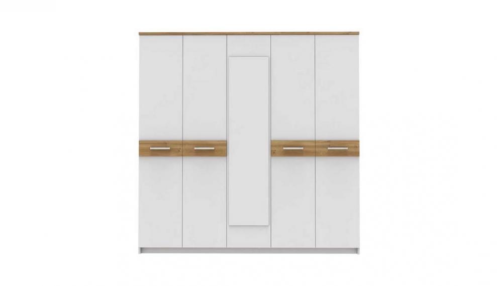 Hillary 5-Door Wardrobe (210cm)