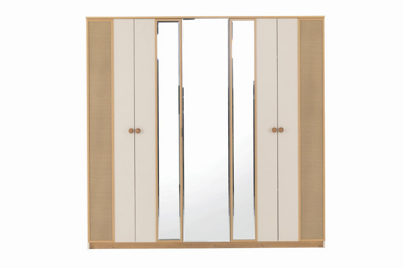 Ratte 5-Door Wardrobe (224 CM)