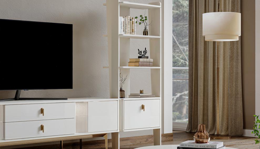 Alvito TV Ünitesi Kitaplığı
