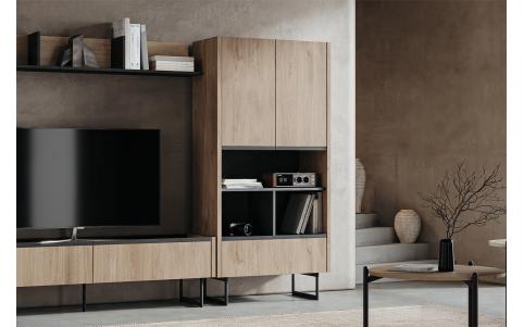 Oliver TV Ünitesi Vitrin Modülü