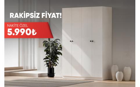 Vera 4 Kapaklı Gardrop