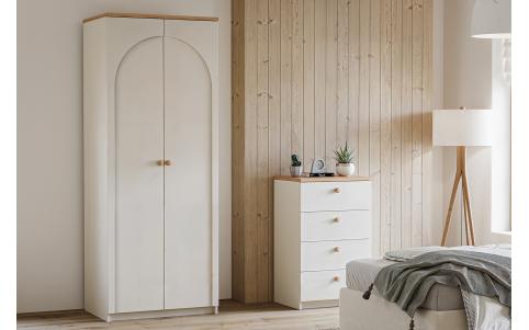 Boho Genç Odası 2 Kapaklı Dolap