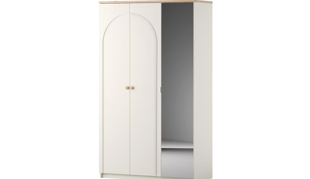 Boho Genç Odası 3 Kapaklı Dolap